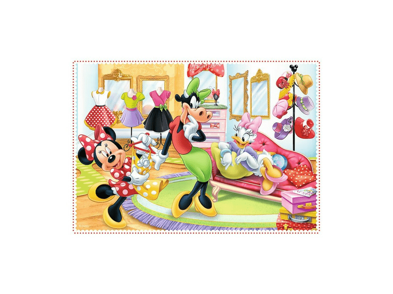 Puzzle 4in1 12,15,20,24 db-Minnie egér