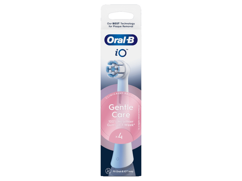 Oral-B iO Gentle Care fogkefefej, fehér, 4 db