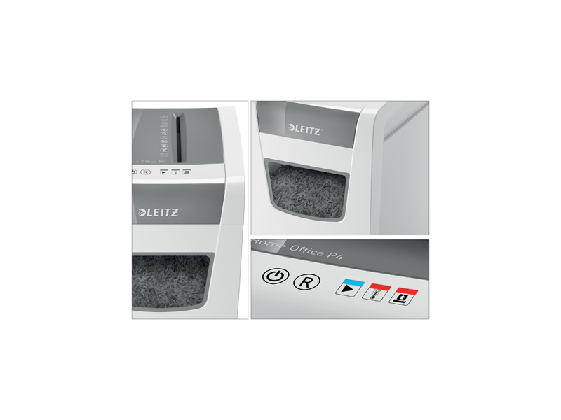 Leitz IQ Slim Home Office Papír iratmegsemmisítő, P4 (80010000)