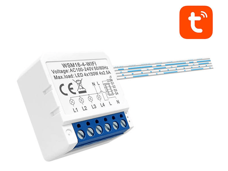 Avatto WSM16-W4 TUYA intelligens Wi-Fi fali kapcsoló
