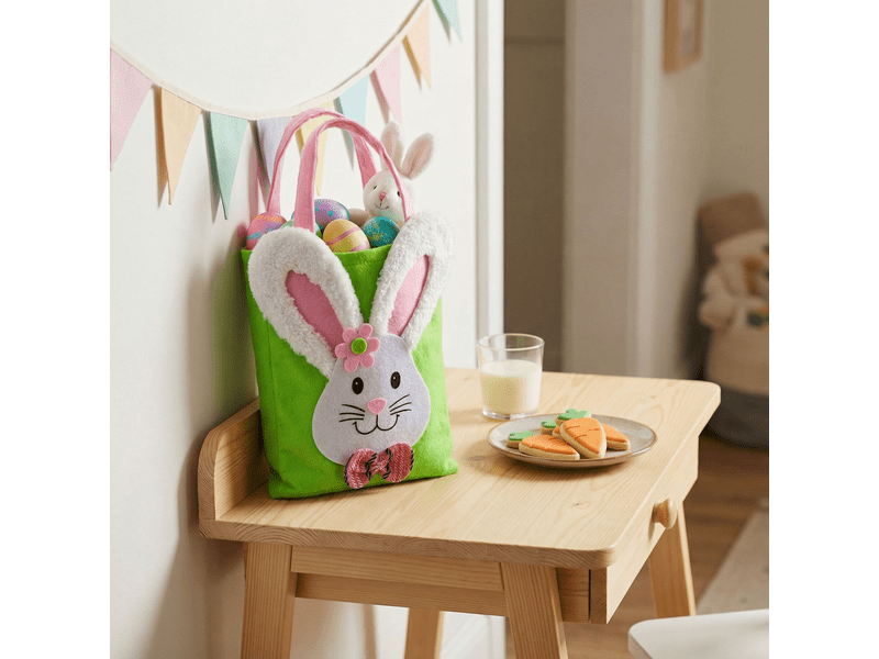 Family 57982 Húsvéti filc táska, nyuszi, 24 x 20 cm, 1 db