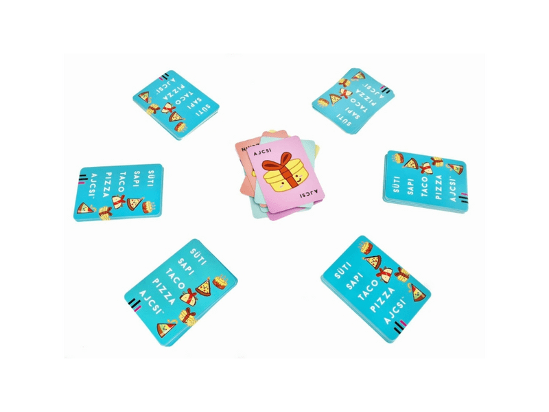 Süti, sapi, taco, pizza, ajcsi társasjáték (34844)