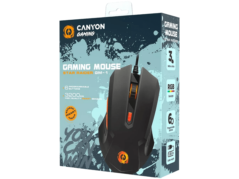 Canyon CND-SGM01RGB Star Raider Gaming egér