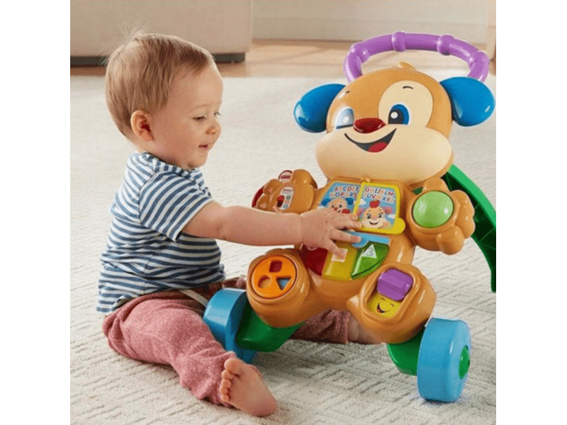 Mattel GXR71 Fisher-Price Tanuló kutyusos járássegítő