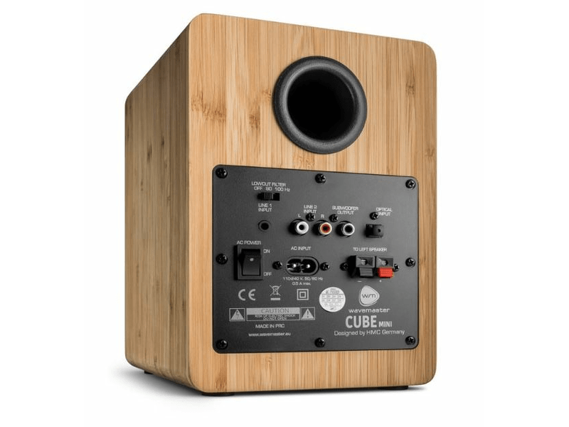 WaveMaster Cube Mini 2.0 zvučnik, bambus