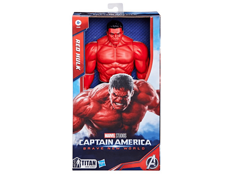 Marvel Deluxe Titan Hero - Vörös Hulk akciófigura (F9299)