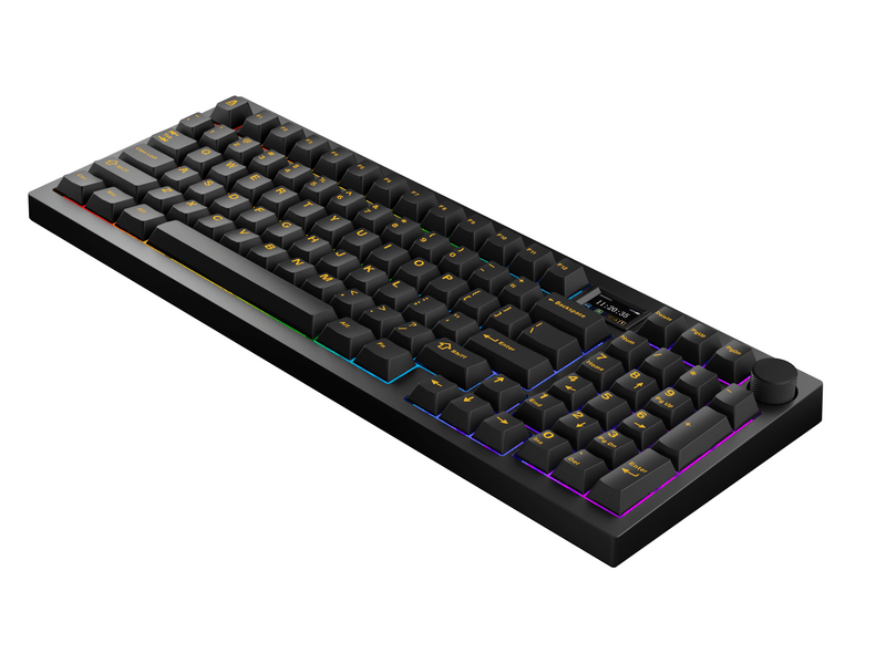 Avax GM03R PRO Gasket RGB tri-mode mechanikus billentyűzet, piros switch