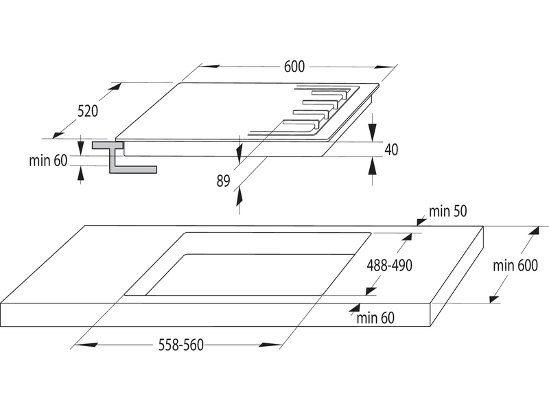 Gorenje G640XHS Beépíthető gázfőzőlap