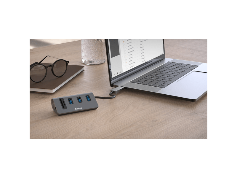 USB 3.2 GEN1 HUB+OLV KOMBÓ +USB-C OTG AD