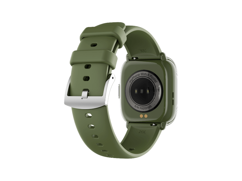 myPhone Watch Pastel Okosóra, Ezüst/olívazöld (SMA002920)