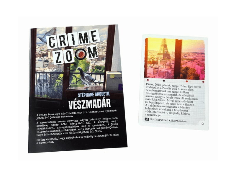 Crime Zoom: Nagyító alatt - Vészmadár társasjáték (10012)