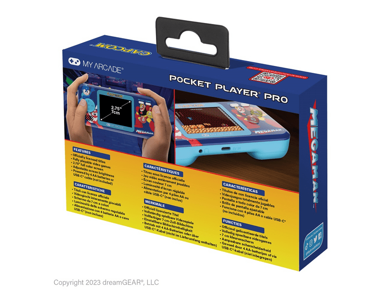 My Arcade Mega Man Pocket Player Pro Hordozható játékkonzol (DGUNL-4191)
