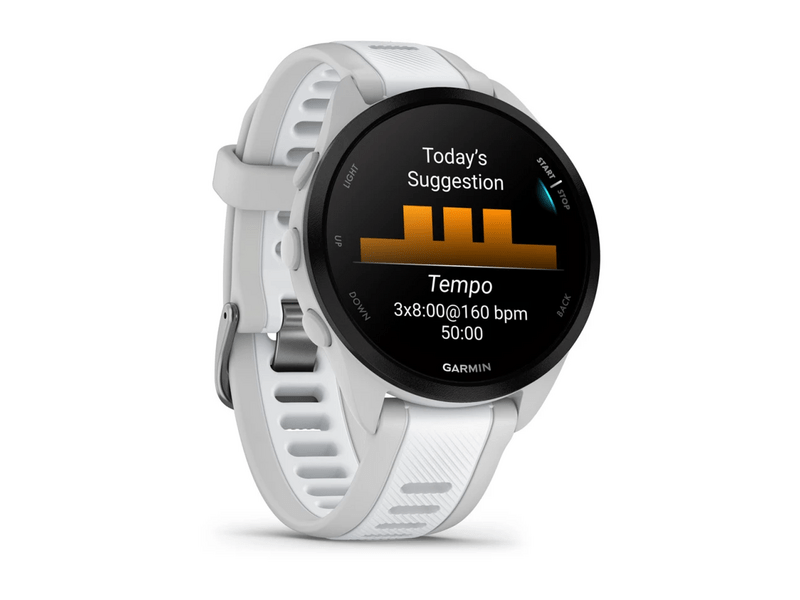 Garmin Forerunner® 165 okosóra, fehér (010-02863-21)