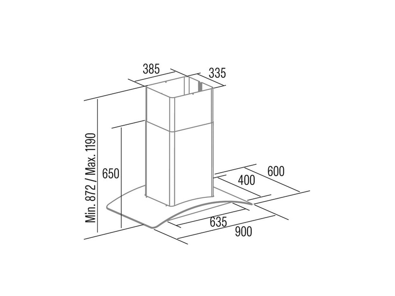 Cata ISLA GAMMA 900 X/D Páraelszívó + Cata New York edényszett