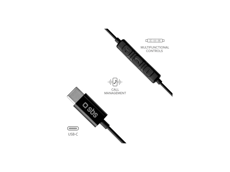 SBS Studio Mix 100C Type-C Füllhallgató (TEEARTYCK)