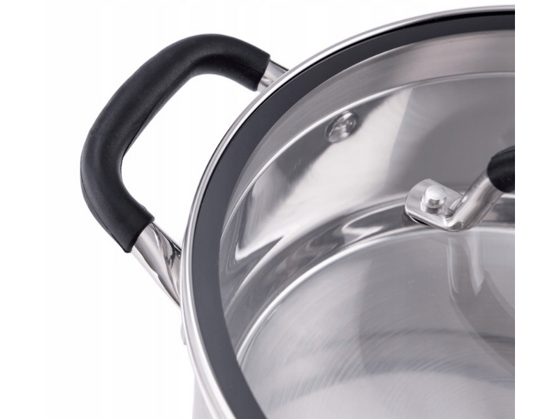 Bergner SG-8058 Lábas fedővel, 28cm, 6l