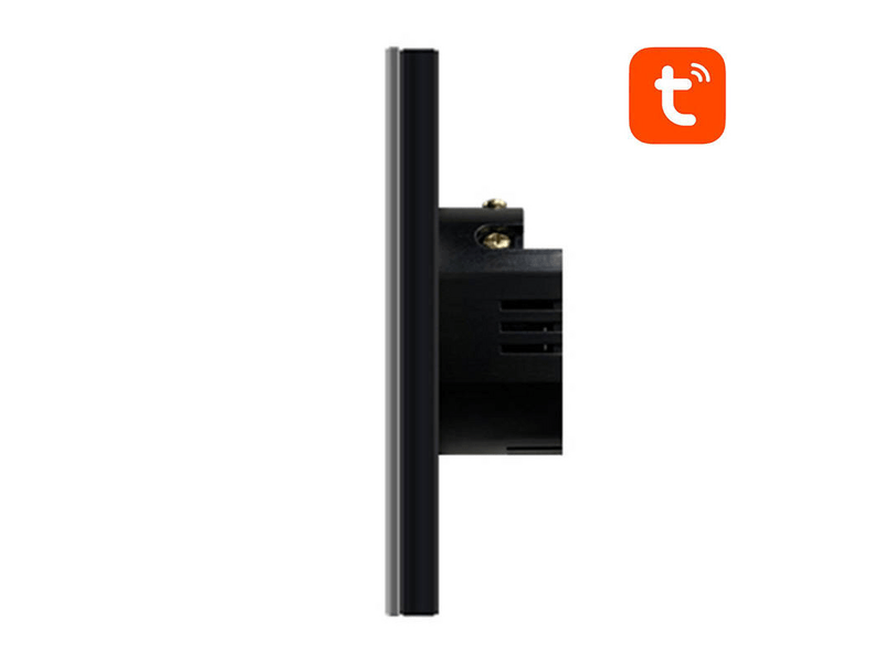 Avatto TS02-EU-B1 Single TUYA Wifi Érintőkapcsoló, fekete