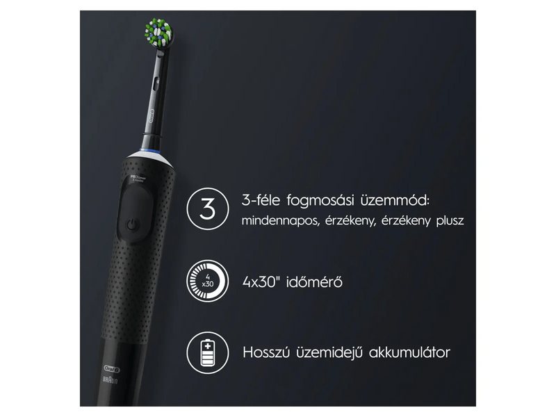 Oral-B D103 Vitality elektromos fogkefe, fekete