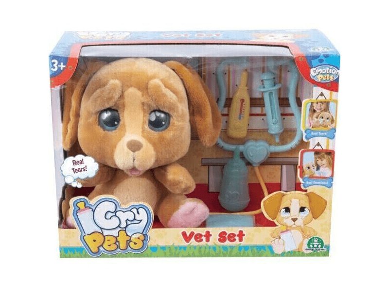 Emotion Pets: Pityergő kiskutya állatorvosi szett - barna