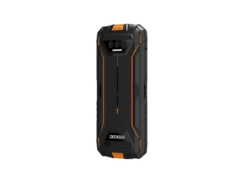 DOOGEE S41T Mobiltelefon-Fekete/narancs