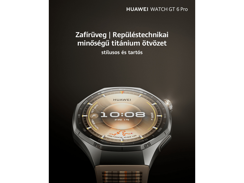 Huawei Watch GT 6 Pro 46mm Okosóra, titánium