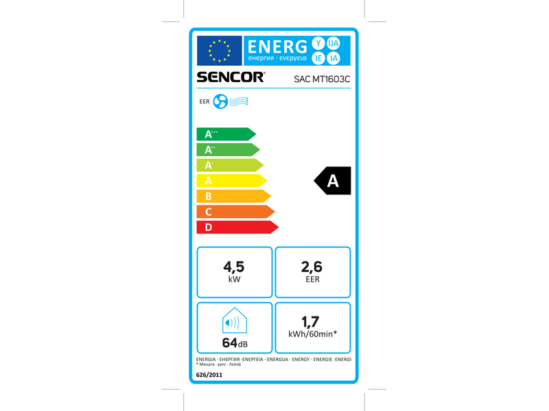 Sencor SAC MT1603C Mobilklíma