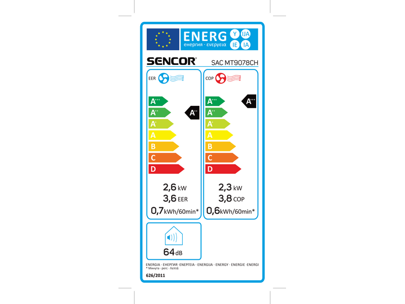 Sencor SAC MT9078CH Mobilklíma
