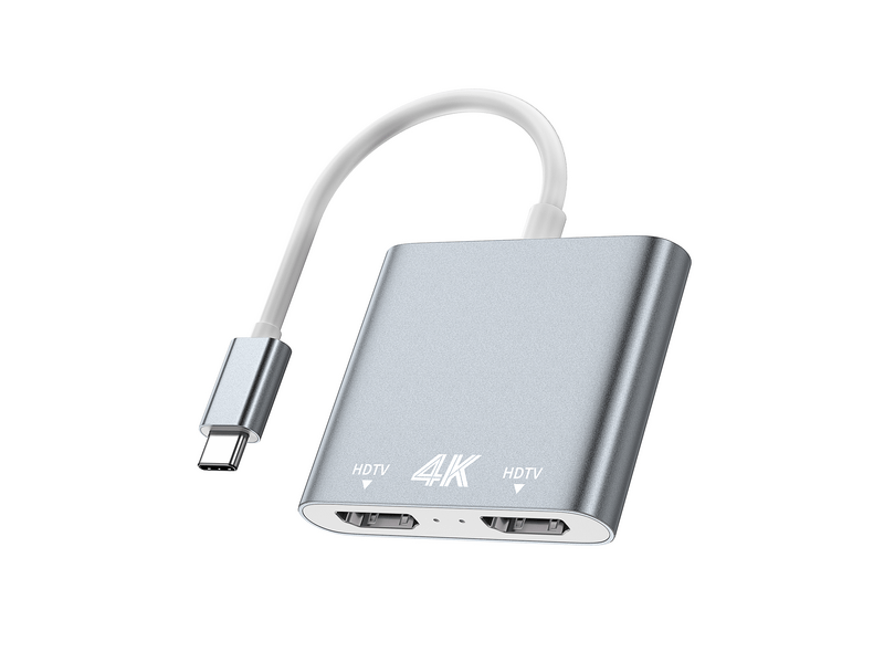 AVAX HB902 USB TypeC - 2x HDMI DUAL monitor adapter