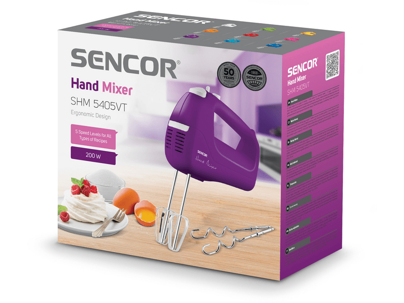 Sencor SHM 5405VT Kézi mixer, lila