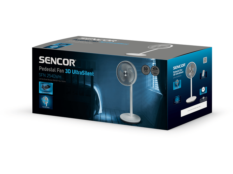 Sencor SFN 2540WH 3D UltraSilent Álló ventilátor
