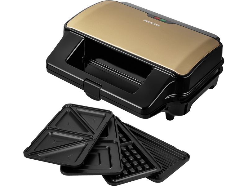 Sencor SSM 9977CH 4in1 szendvicssütő, pezsgő