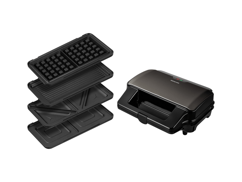 Sencor SSM 9978BK 4in1 szendvicssütő, fekete