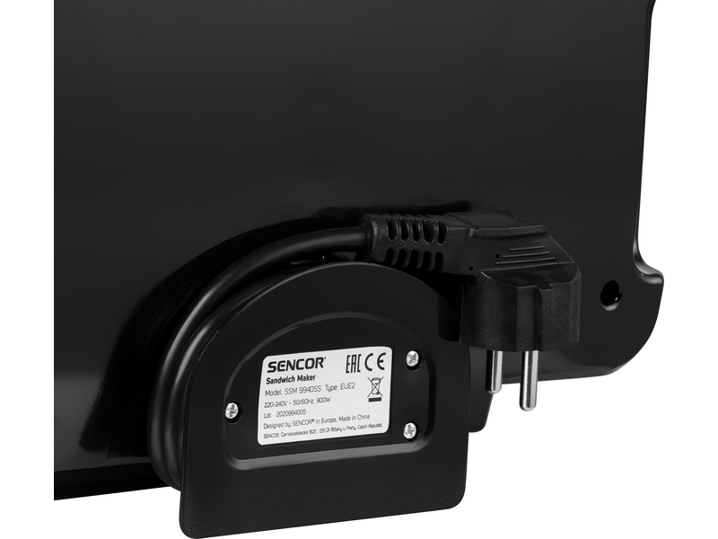 Sencor SSM 9978BK 4in1 szendvicssütő, fekete