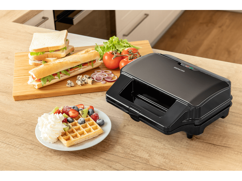 Sencor SSM 9978BK 4in1 szendvicssütő, fekete