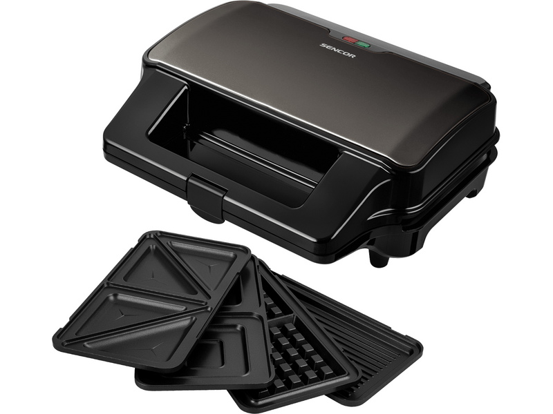 Sencor SSM 9978BK 4in1 szendvicssütő, fekete