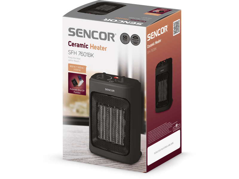 Sencor SFH 7601BK keramički grijač
