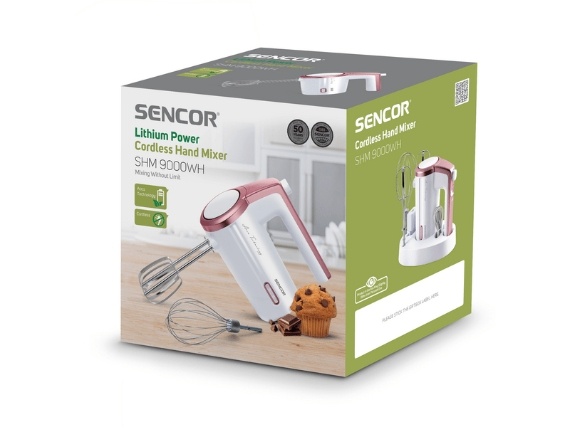 Sencor SHM 9000WH Vezeték nélküli kézimixer