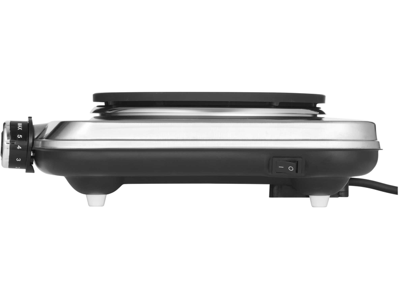 Elektromos főzőlap, 1 lapos, 1500W, inox