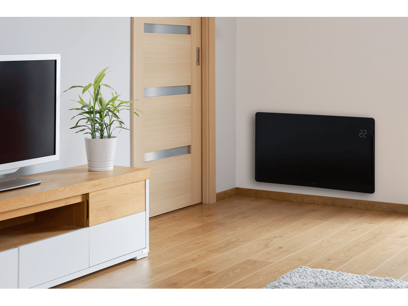 Sencor SCF 4741BK Elektromos üveg fűtőpanel, fekete