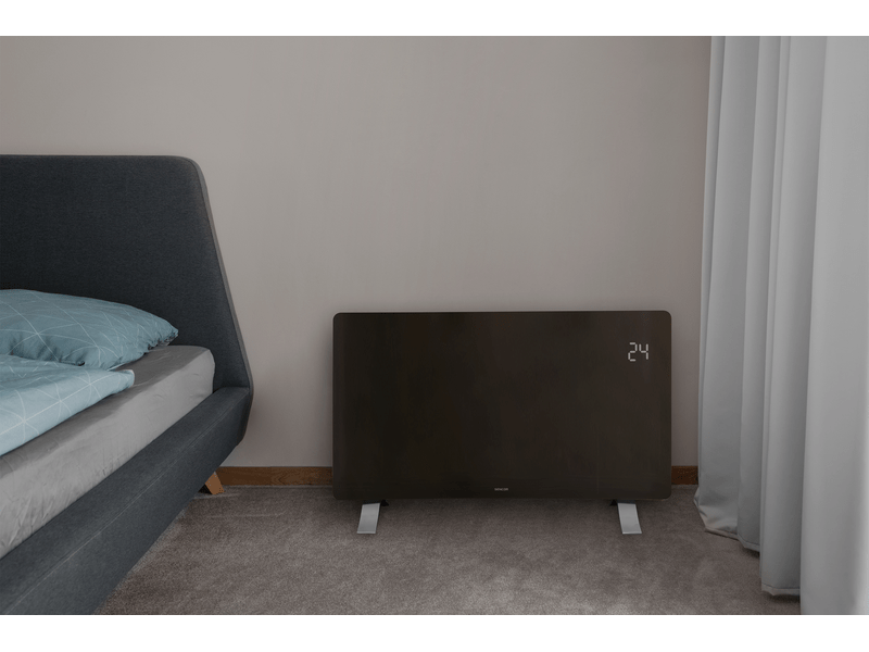 Sencor SCF 4741BK Elektromos üveg fűtőpanel, fekete