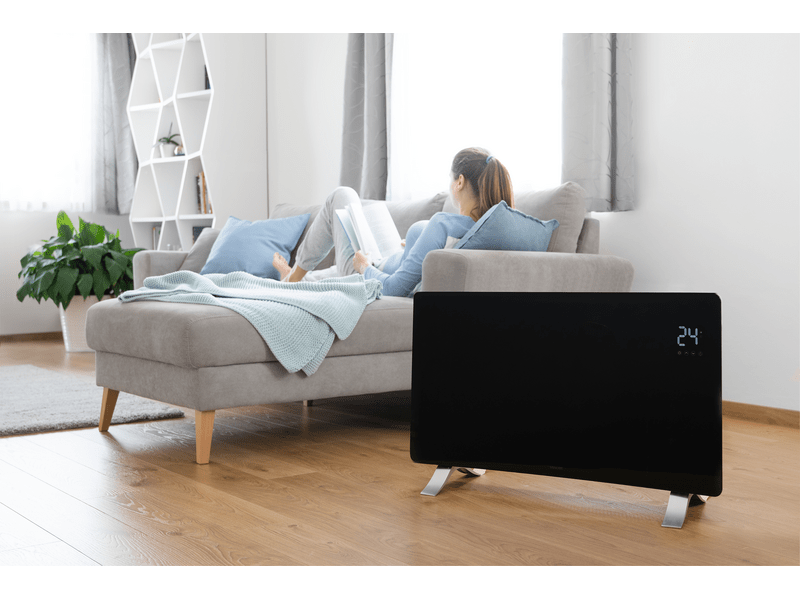 Sencor SCF 4741BK Elektromos üveg fűtőpanel, fekete