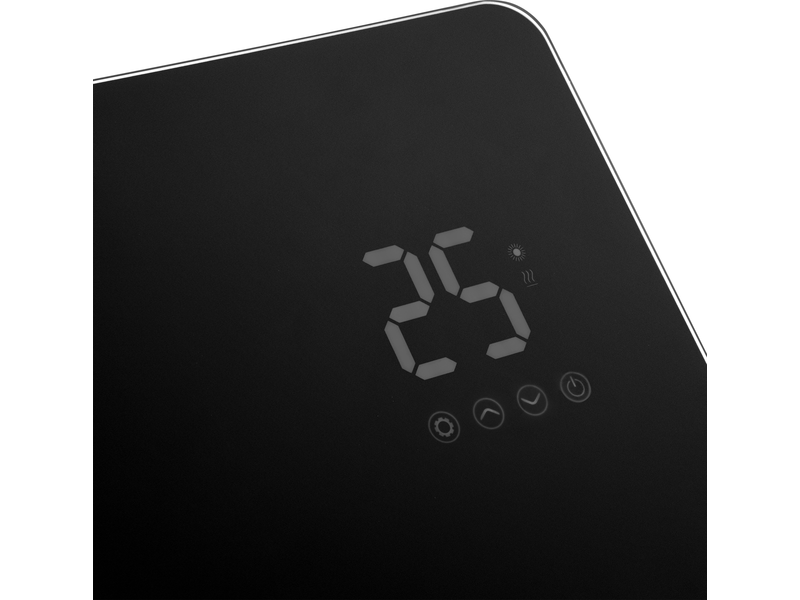 Sencor SCF 4741BK Elektromos üveg fűtőpanel, fekete