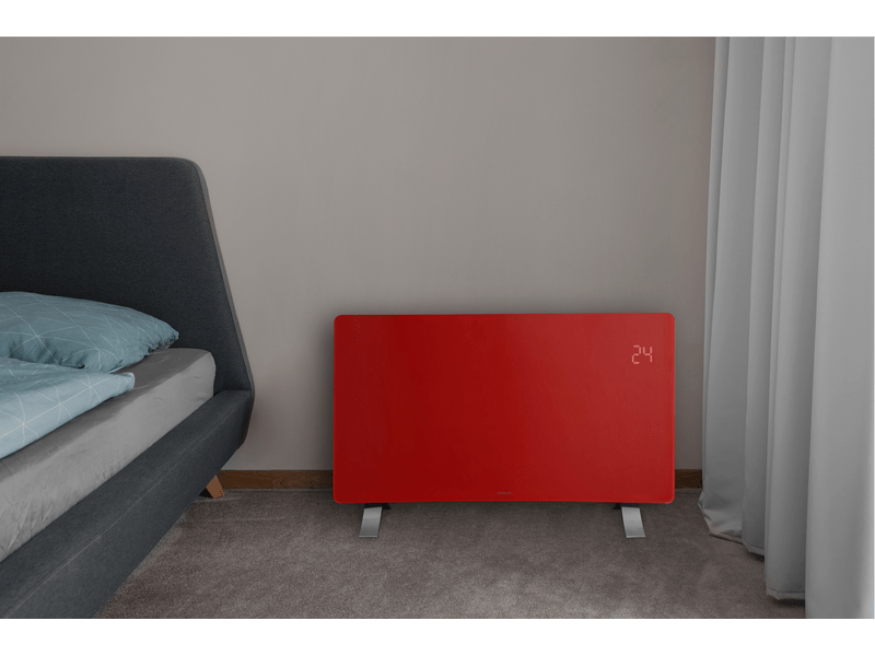 Sencor SCF 4742RD Elektromos üveg fűtőpanel, piros