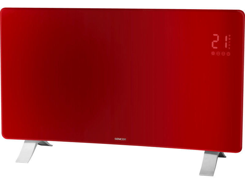 Sencor SCF 4742RD Elektromos üveg fűtőpanel, piros