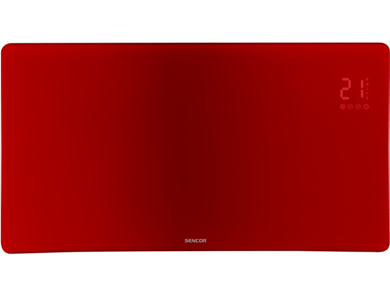 Sencor SCF 4742RD Elektromos üveg fűtőpanel, piros