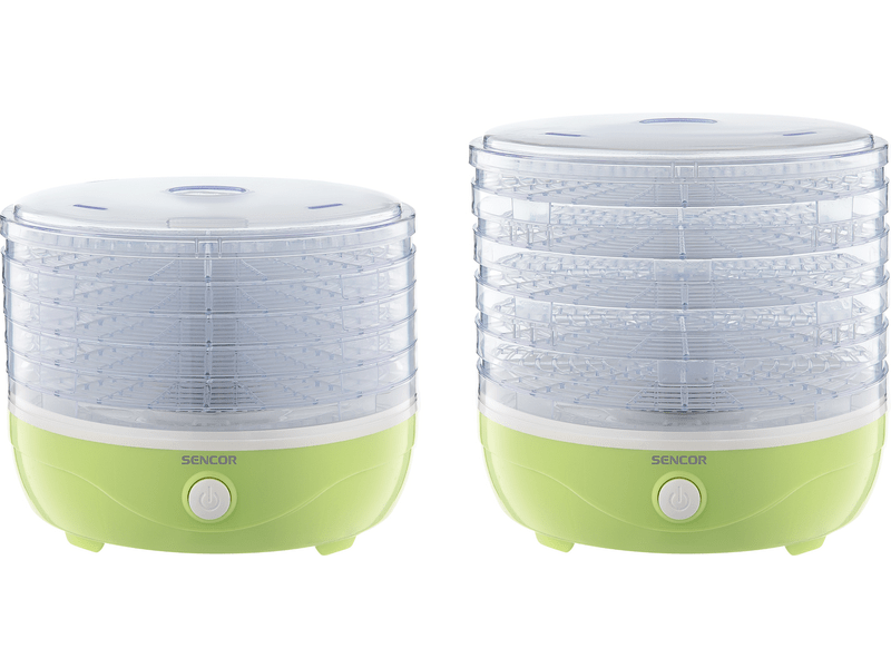 Sencor SFD 757GG Élelmiszer aszaló, 5 szita, zöld