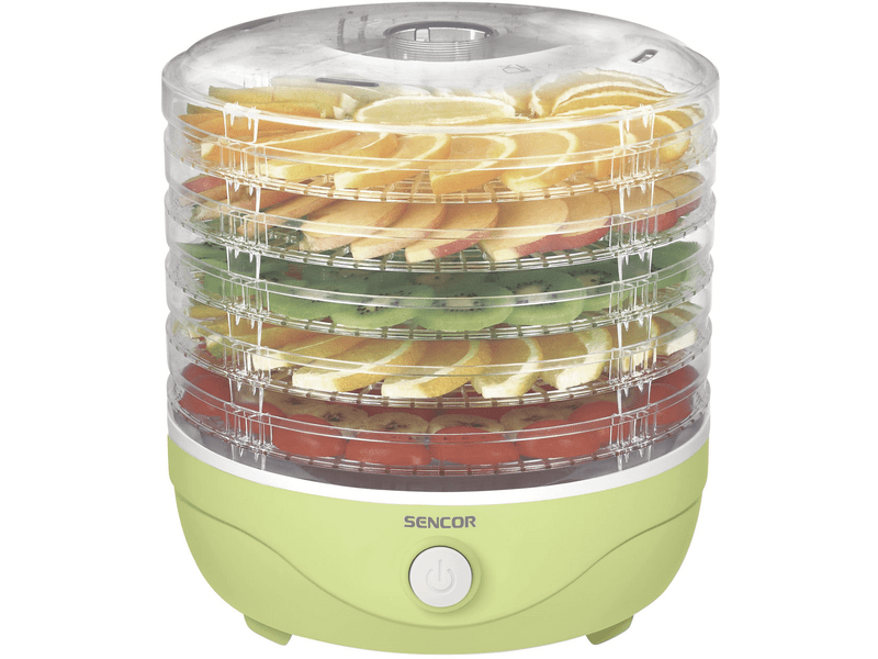 Sencor SFD 757GG Élelmiszer aszaló, 5 szita, zöld