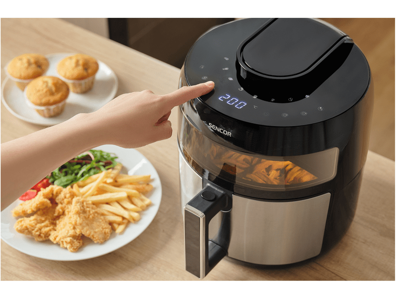 Sencor SFR 5010BK Forrólevegős sütő