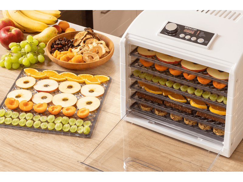Sencor SFD 6500WH Élelmiszer aszaló, 6 szita, fehér