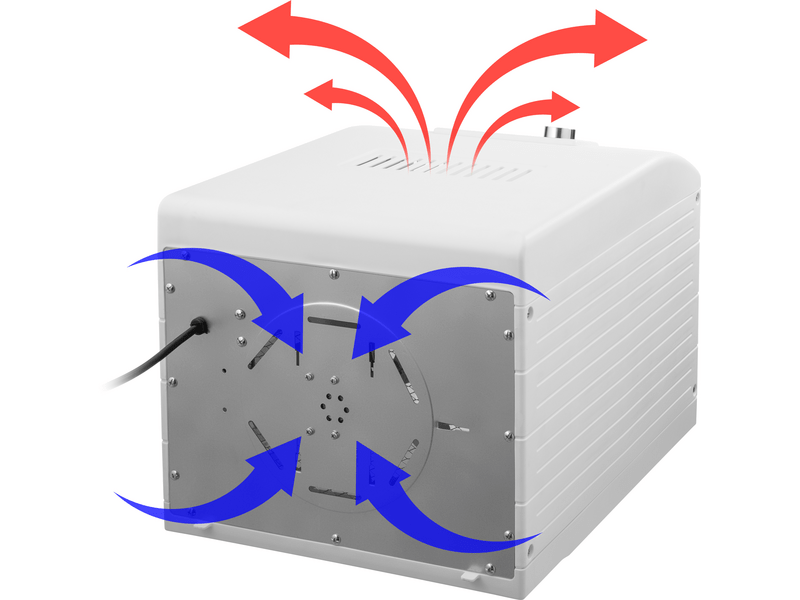 Sencor SFD 6500WH Élelmiszer aszaló, 6 szita, fehér